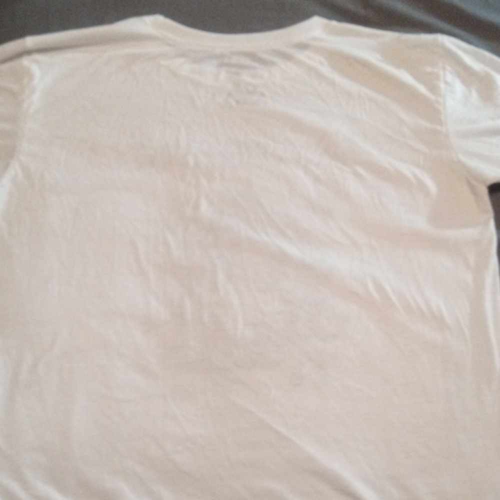 NWOT Medium Ms. Moneypenny Gildan White T-shirt - Picture 5 of 5